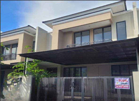 Dijual Rumah Modern Minimalis 2 lantai di Pondok Tjandra Ruby Residence Pondok Tjandra Indah