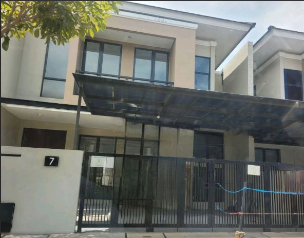 Rumah Modern Minimalis 2 Lantai di Pondok Candra Ruby Residence SHM