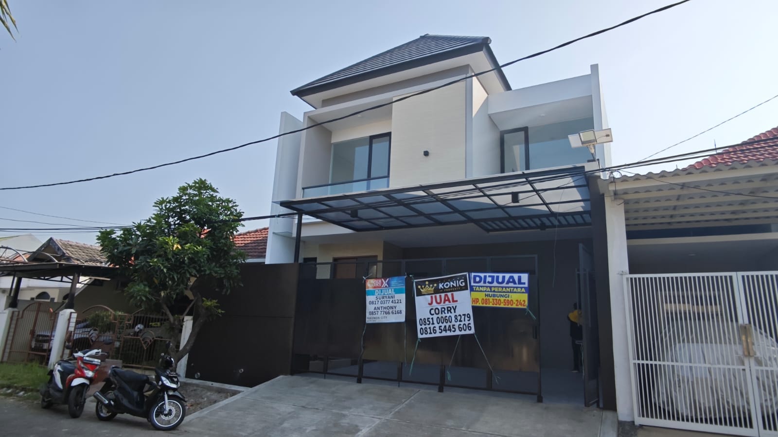 Dijual rumah baru gres 2 lantai modern minimalis di Pondok Candra